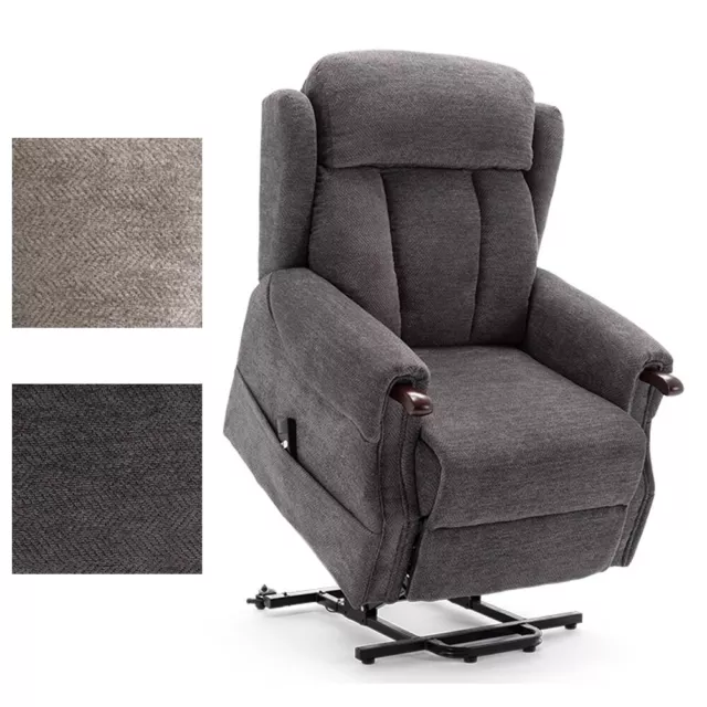 Halton Electric Fabric Single Motor Riser Recliner Lift Mobility Tilt Chair