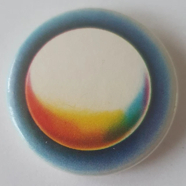 Button Badge: Rainbow Moon