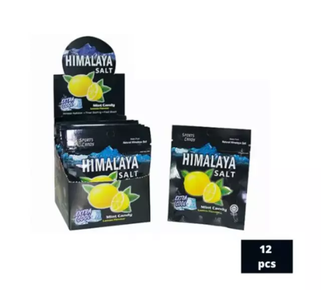 Big Foot Himalaya Salt Mint Candy Lemon Flavour 15g (48 Packs)