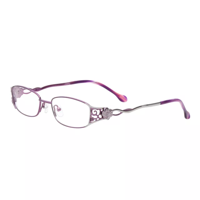 Designer Fashion Women Metal Full Rim Eyeglassses Frames Optical Eyewear RX Able