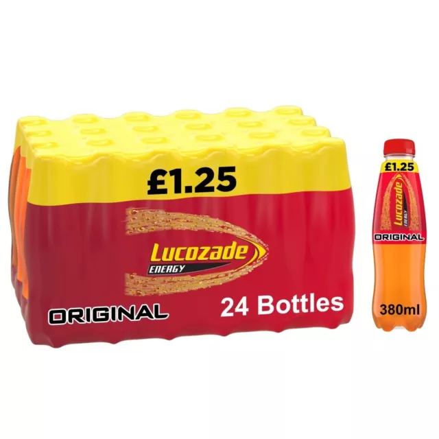 Lucozade Energy Original | 380Ml | Pack of 24