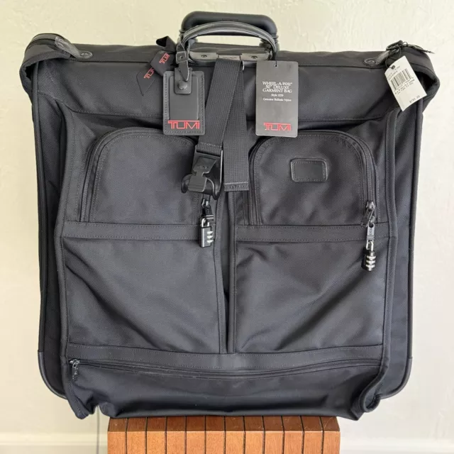 ⚡️TUMI Alpha Wheel A Way 50" Deluxe Garment Bag 2233D3 Travel Luggage Black RARE