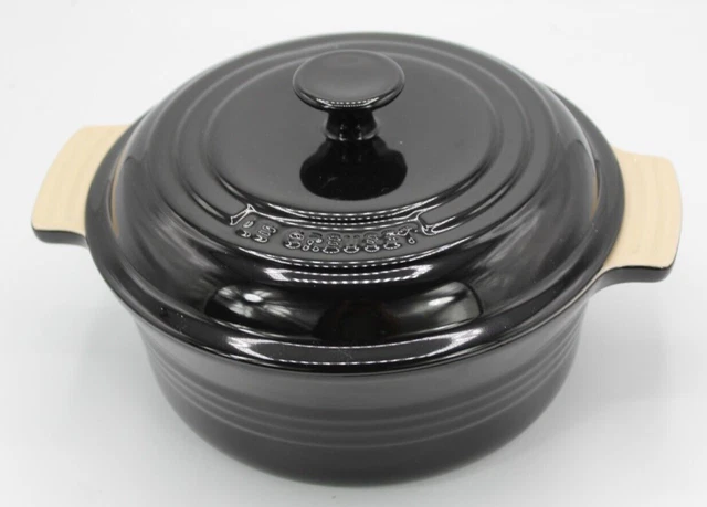 Le Creuset Steinzeug Auflauf Geschirr schöner Zustand