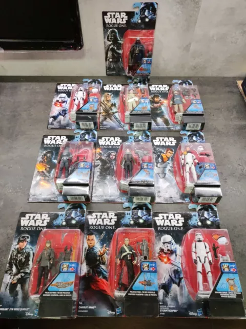 Figuras Star Wars Lote De 10 Figuras De Acción Año 2016 Nuevas Hasbro