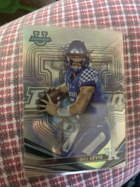 Will Levis 2022 Bowmans Best U Refractor #60 Kentucky Wildcats Tennessee Titans