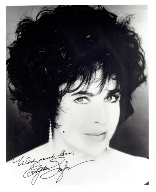 Elizabeth Taylor - Repro-Autogramm 20x25cm Großfoto