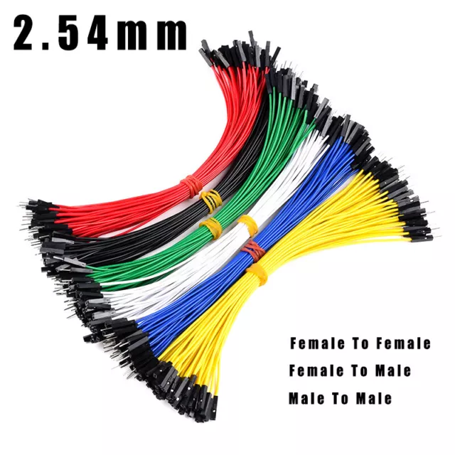 2.54mm 20cm Solderless Breadboard Cable Dupont Jumper Wire F-F M-F M-M