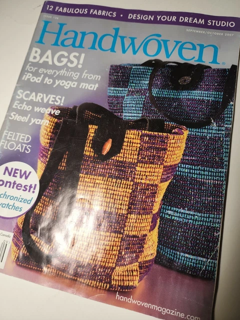 Revista tejida a mano - Bolsas - Septiembre/Octubre  2007 edición #136