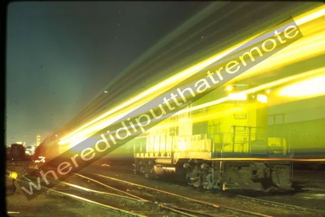 Original Slide Burlington Northern BN 1776 EMD GP9 40th St. Chicago ILL 12-12-74