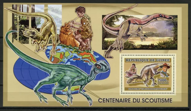 Guinea - Scout Centennary, Dinosaurs, Meteorites  2006  S305