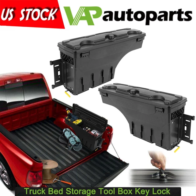 TRUCK BED TOOL Box Left +Right For Nissan Frontier 20052019 Titan 2004