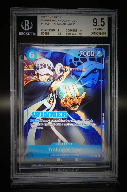 ONE PIECE TCG Trafalgar Law Tournament Pack Winner Card P-009 $25.41