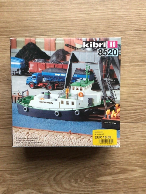 Kibri 38520 Bateau de poussée, kit, échelle H0 - Lokschuppen Berlinski Kibri 38520 Bateau de poussée, kit, échelle H0 - Lokschuppen Berlinski