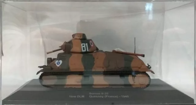 Ixo 1/43 - Somua S35 - 1ere DLM, Quesnoy (France) 1940 2