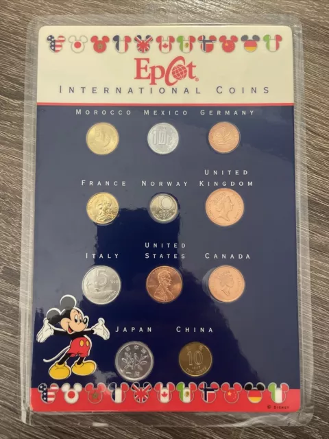 Walt Disney World Epcot International Coins Set