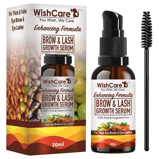 EyeBrow & Eyelash Growth Oil Serum 30ml With Castor Oil,  Almond Oil & Vitamin E