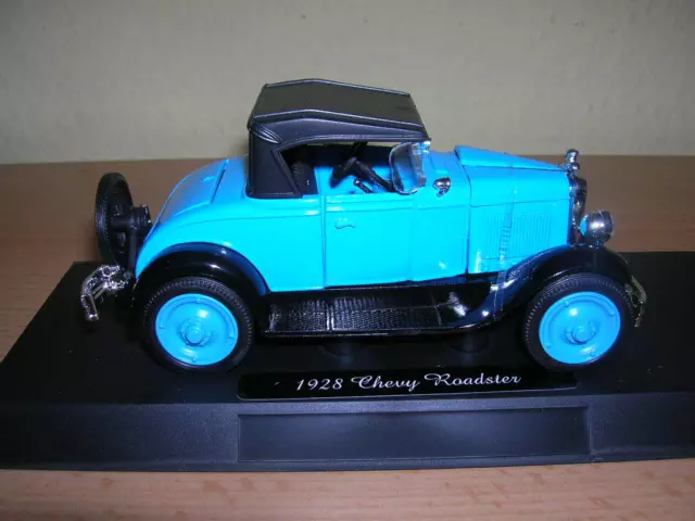 NewRay Chevy Chevrolet Roadster 1928 blau blue 1:32 Modellbahn Spur 1