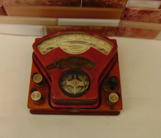 Antique Weston Electrical Instrument Corp Model 1, Direct Current Voltmeter