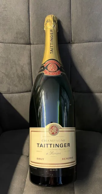 Taittinger / Champagner Showflasche LEER  3,0l / Display Dummy Bottle