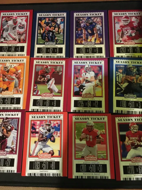 2019 Panini Contenders Draft Picks Football base (Pick your card from the list)