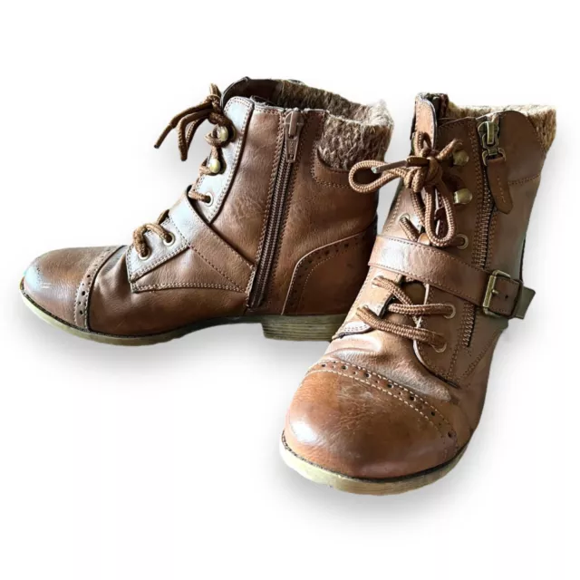 Kohls womens sales lace up boots