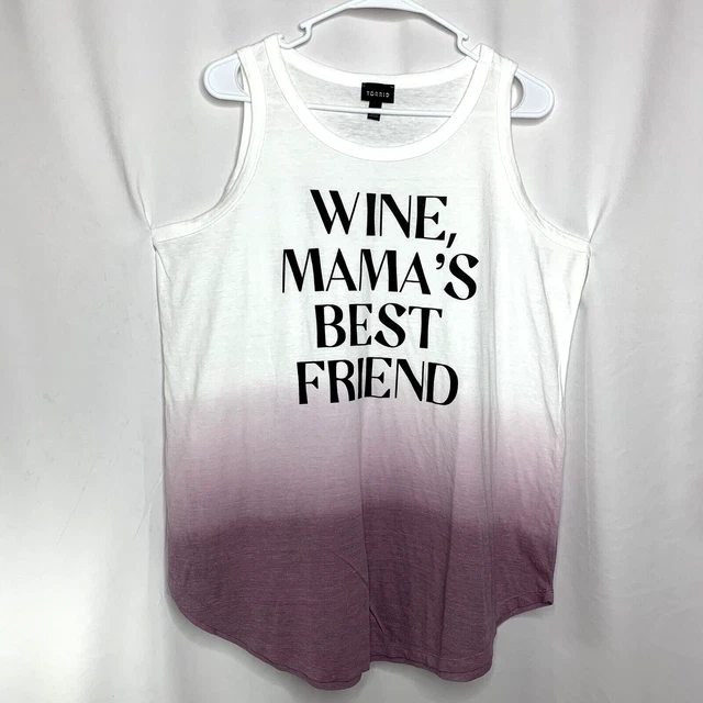 Torrid Womens Tank Top Size 0 Large Dip Dye Wine Mamas Best Friend Torrid Womens Tank Top Size 0 Large Dip Dye Wine Mamas Best Friend
