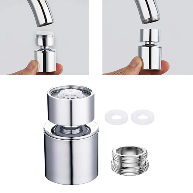360 Pivotant Robinet Universel Prise Tête Eau Économie Filtre 2 Eau Prise