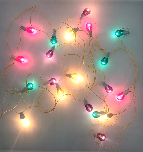 Guirlande électrique Vintage – 20 Pétales Fleurs – Multicolore Clignotante – Grand Luxe