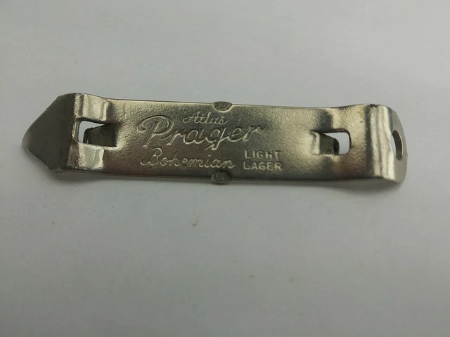 Atlas Prager Bottle Openers "Bohemian Light Lager" Beer Advertising