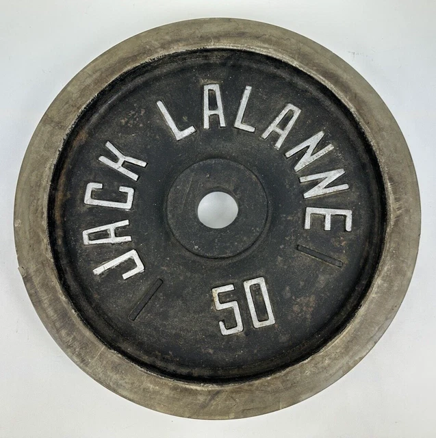 Plaques de poids vintage Jack Lalanne 2,5 lb taille standard