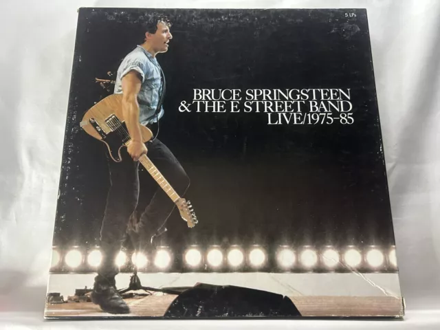 Bruce Springsteen & The E Street Band Live / 1975-85 Box Set C5X40558 Booklet NM