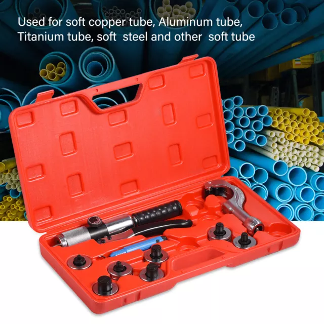 CT-300A Kit espansore tubo idraulico strumento di espansione tubi con 7 teste di espansione
