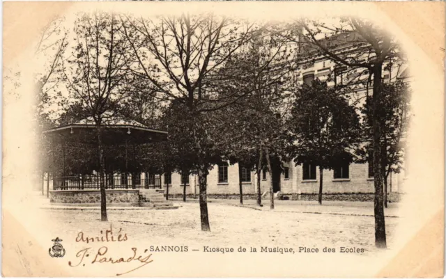 CPA Sannois Kiosque de la Musique,Place des Ecoles FRANCE (1330762)