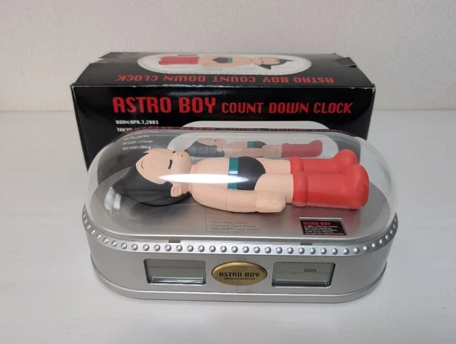 ASTRO BOY COUNTDOWN Clock Tetsuwan Atom Birthday Rare Vintage