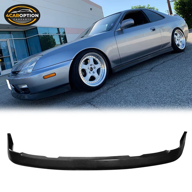 JDM P1 Style Front & Rear Bumper Lip Spoiler For 97-01 Honda Prelude – Polyurethane, Black