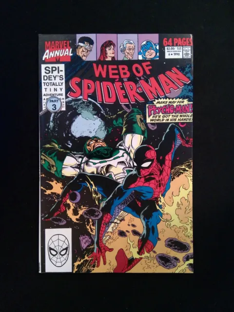 Web of Spider-Man Annual #6  MARVEL Comics 1990 VF+