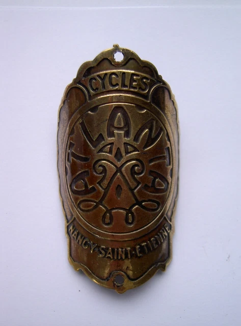 Plaque De Vélo émaillée Cycles TORAL – Vintage – Belgique – Old Bike Head Badge