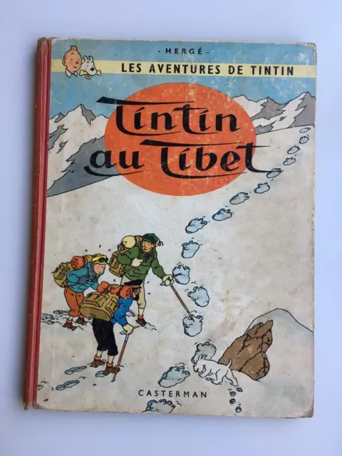 TINTIN AU TIBET - BD en EO BELGE B29 - 1960/61  HERGÉ