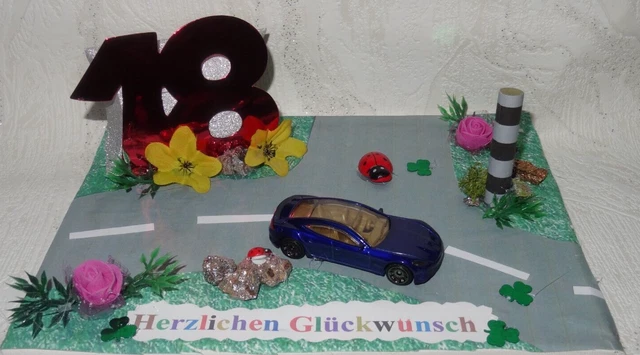 GELDGESCHENK GEBURTSTAG FÜHRERSCHEIN Herzlichen Glückwunsch Auto