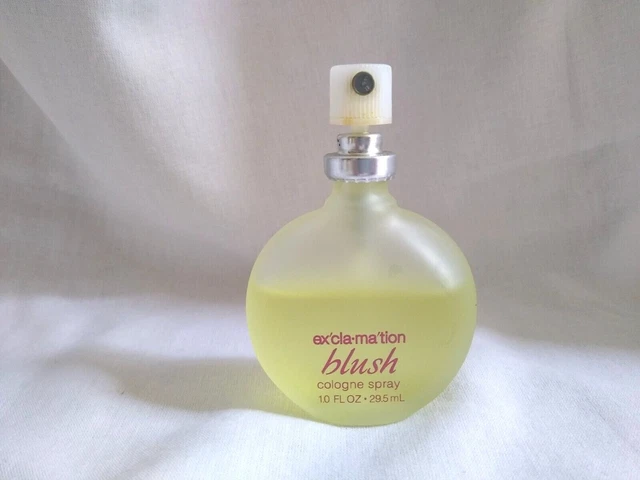 Vintage Exclamation Blush Cologne Spray 1 fl oz 2/3 full No Box by Coty Vintage Exclamation Blush Cologne Spray 1 fl oz 2/3 full No Box by Coty