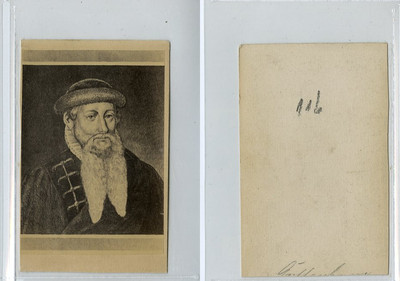 Neurdein Adolphe Adam d'après un dessin CDV vintage albumen carte de visit 