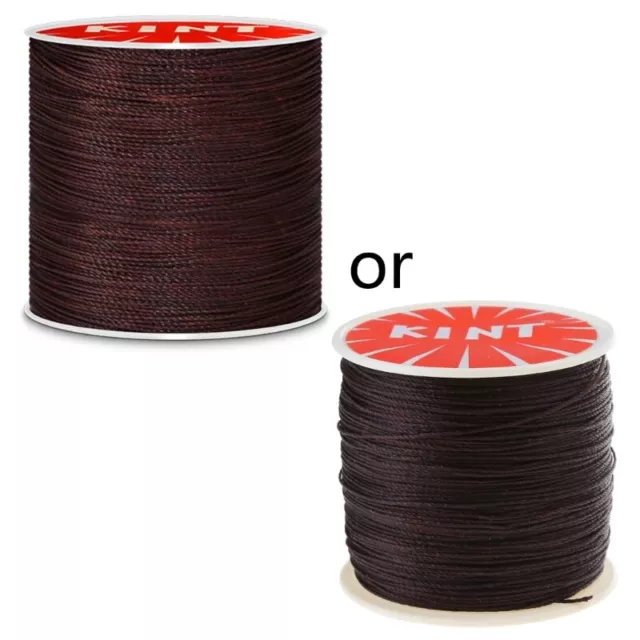 WAXED CORD WAXED Polyester String Round Waxed Cord Thread Beading
