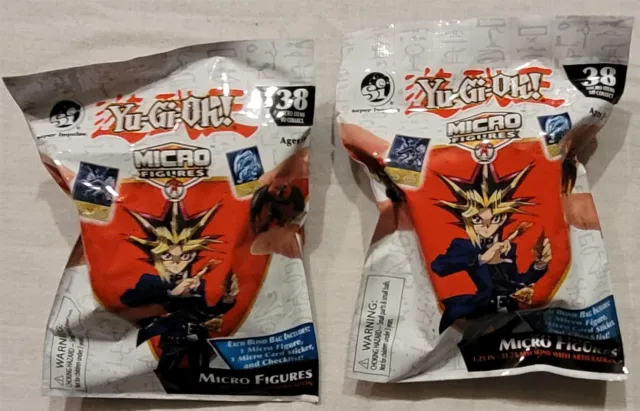 Yu-Gi-Oh! Micro Figures Blind Bag (TWO packs supplied)