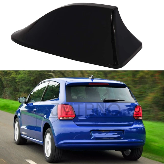 For VW Polo MK5 MK6 MK7 Car Roof Antenna Aerial Signal AM/FM Shark Fin Cap Black
