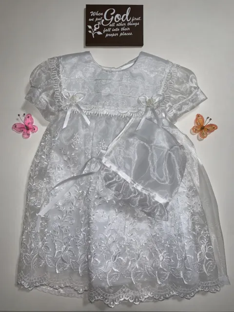 Baby Girls Baptism Dress Size  18 to 24 Months
