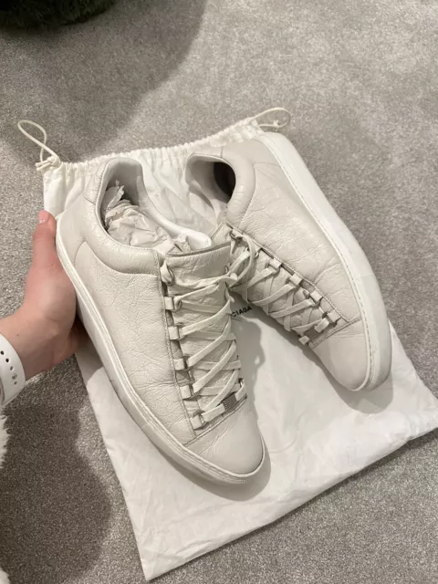 Balenciaga arena best sale high womens silver