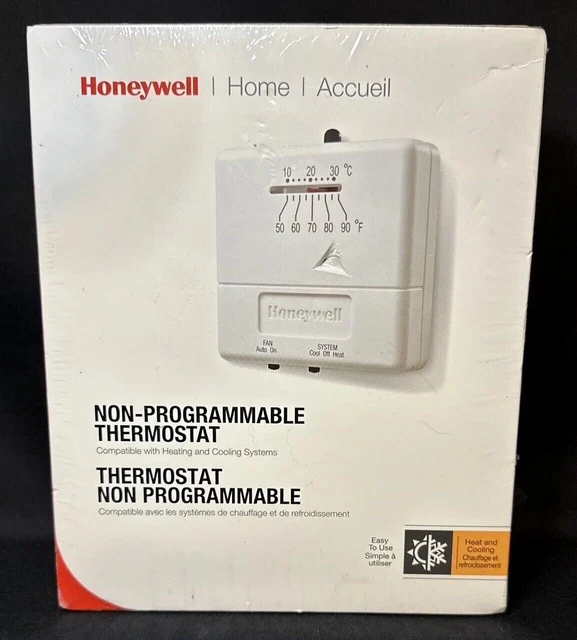 HONEYWELL EASY NONPROGRAMMABLE CT31A1003 Wall Thermostat Heat Cool