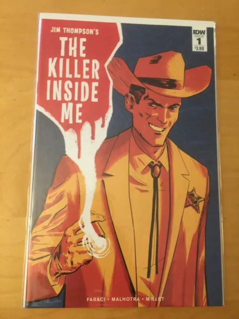 The Killer Inside Me 1, Nm (9.2 - 9.4) 1St Print, Jim Thompson, Idw