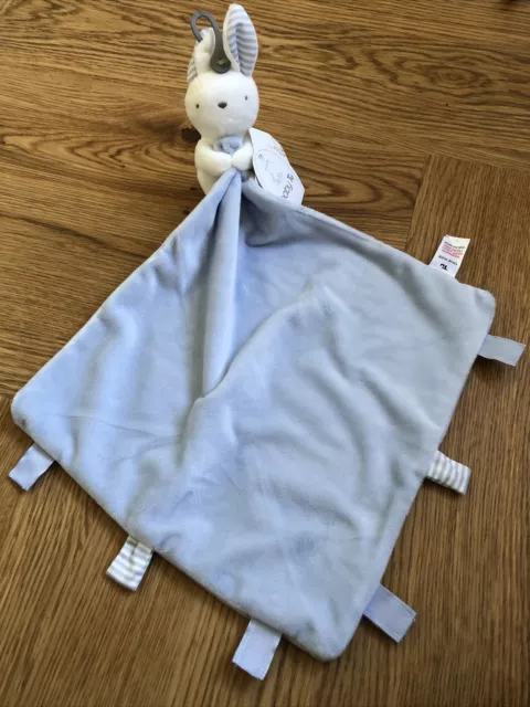 SAINSBURYS TU BLUE BUNNY RABBIT COMFORTER TOY BLANKIE Argos Baby
