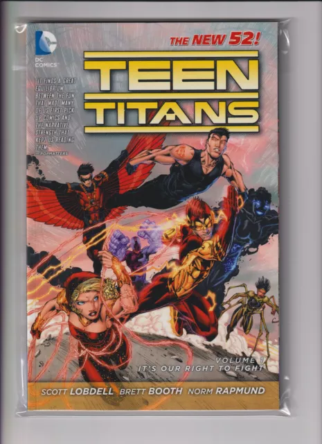 Teen Titans The New 52 Vol 1 Its Our Right To Fight Trade Nm 9.6 Vibrant Cover